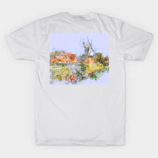 Windmill scene T-Shirt